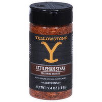 Yellowstone Seasoning and Rub, Cattleman Steak - 5.4 Ounce