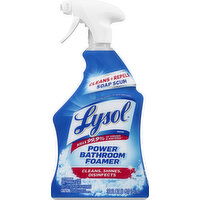 Lysol Power Bathroom Foamer, Atlantic Fresh Scent - 32 Ounce 