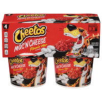 Cheetos Pasta, with Flavored Sauce, Flamin Hot, Mac'n Cheese - 4 Each 