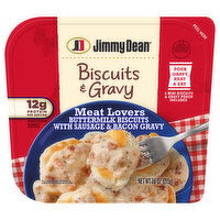 Jimmy Dean Jimmy Dean Biscuits & Gravy - Meat Lovers, 7.6 oz Box - 7.6 Ounce 