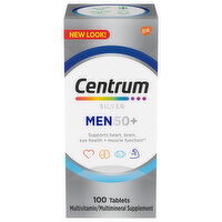 Centrum Multivitamin/Multimineral Supplement, Men 50+, Tablets - 100 Each 