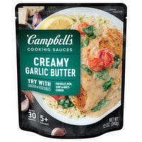 Campbell's Cooking Sauces, Creamy Garlic Butter - 12 Ounce 