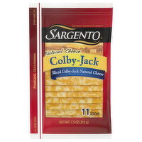 Sargento Sliced Cheese, Natural, Colby-Jack - 11 Each 