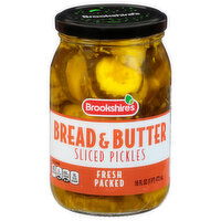 Brookshire's Fresh Packed Bread & Butter Sliced Pickles - 16 Ounce 