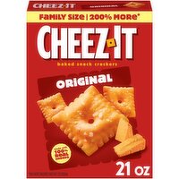 Cheez-It Cheese Crackers, Original, Family Size - 21 Ounce