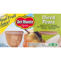 Del Monte Pears, Diced - 4 Each 