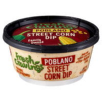 Fresh Cravings Corn Dip, Street, Poblano - 10 Ounce 