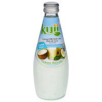 Kuii Coconut Milk Drink, with Nata de Coco, Original Flavor - 9.8 Fluid ounce 