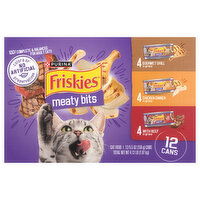 Friskies Cat Food, Gourmet Grill in Gravy/Chicken Dinner in Gravy/with Beef in Gravy - 12 Each 