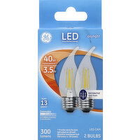 GE Light Bulbs, LED, Daylight, 3.5 Watts