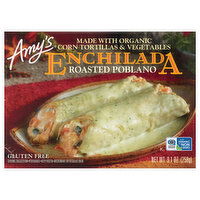 Amy's Frozen Roasted Poblano Enchilada, Gluten Free, 9.1 oz. - 9.1 Ounce 