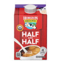 Horizon Organic Organic, Ultra-Pasteurized, Half & Half - 1 Pint 