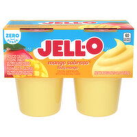 Jell-O Pudding Snacks, Reduced Calorie, Zero Sugar, Tasty Mango