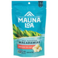 Mauna Loa Macadamias, Dry Roasted, Hawaiian Sea Salt - 4 Ounce 