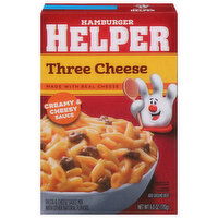 Hamburger Helper Pasta & Sauce Mix, Three Cheese - 6 Ounce 