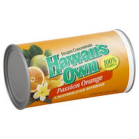 Hawaiis Own Juice Beverage, Blended, Passion Orange - 12 Fluid ounce 