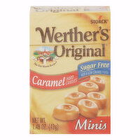 Werther's Original Hard Candies, Sugar Free, Caramel, Minis - 1.48 Ounce 