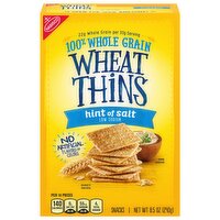 WHEAT THINS Wheat Thins Hint of Salt Low Sodium Snacks, Whole Grain Wheat Crackers, Snack Crackers, 8.5 oz - 8.5 Ounce 