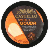 Castello Cheese, Gouda, Smoked, Mild - 7 Ounce 