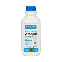 Topcare Antacid, Advanced, Regular Strength, Mint Flavor - 12 Fluid ounce 