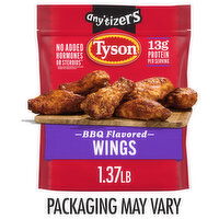 Tyson Any'tizers BBQ Bone-In Chicken Wings, 22 oz. (Frozen)