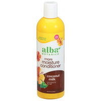 Alba Botanica Conditioner, More Moisture, Coconut Milk - 12 Ounce 