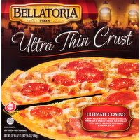 Bellatoria Pizza, Ultra Thin Crust, Ultimate Combo - 18.96 Ounce 