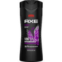 AXE Body Wash, 12H, Refreshing Scent, Excite, Crisp Coconut & Black Pepper - 16 Ounce 