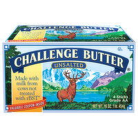 Challenge Butter Butter, Unsalted - 4 Each 