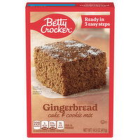 Betty Crocker Cake & Cookie Mix, Gingerbread - 14.5 Ounce 