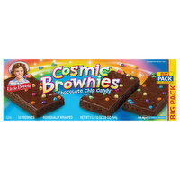 Little Debbie Brownies, with Chocolate Chip Candy, Cosmic, Big Pack - 12 Each 