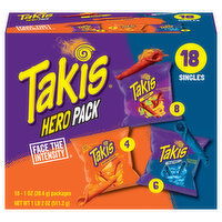 Takis Tortilla Chips, Hero Pack