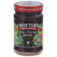 Crofter's Spread, Premium, Organic, Berry Harvest - 16.5 Ounce 