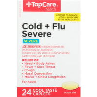 TopCare Cold + Flu Severe, Caplets