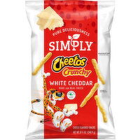 Cheetos Cheese Snacks, White Cheddar, Crunchy - 8.5 Ounce 