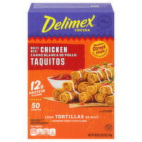 Delimex Taquitos, White Meat Chicken - 50 Ounce 