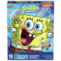 Betty Crocker Fruit Flavored Snacks, Assorted Fruit Flavors, SpongeBob SquarePants - 10 Each 