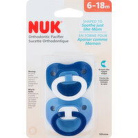 NUK Pacifier, Orthodontic, 6-18 Months - 2 Each 