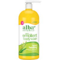 Alba Botanica Emollient Herbal Healing Body Wash - 32 Fluid ounce 