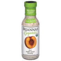 Briannas Organic Rich Poppy Seed Dressing - 10 Fluid Ounce