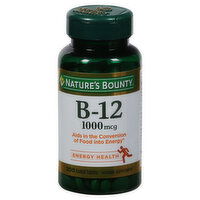 Nature's Bounty Vitamin B-12, 1000 mcg, Coated Tablets