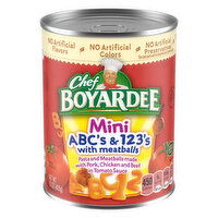 Chef Boyardee Mini ABC's and 123's with Meatballs - 15 Ounce 