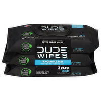 Dude Wipes Flushable Wipes, Extra Large, Fragrance Free, 3 Pack - 3 Each 