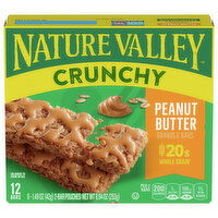 Nature Valley Granola Bars, Peanut Butter, Crunchy - 6 Each 