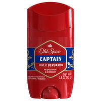 Old Spice Antiperspirant / Deodorant, Scent of Bergamot, Captain - 2.6 Ounce 