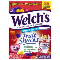 Welch's Fruit Snacks, Mixed Fruit - 26 Each 