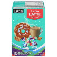 The Original Donut Shop Coffee Beverage Mix, Cinnamon Toast Crunch Latte, K-Cup Pods - 10 Each 