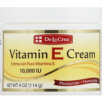 De La Cruz Vitamin E Cream, 10,000 IU - 4 Ounce 