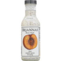 Briannas Dressing, Poppy Seed, Rich, Home Style