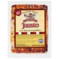 Pasture Pride Baked Cheese, Juusto, with Bacon Crumbles - 6 Ounce 